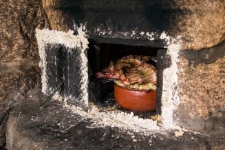 Anho al horno con arroz forno - Baião