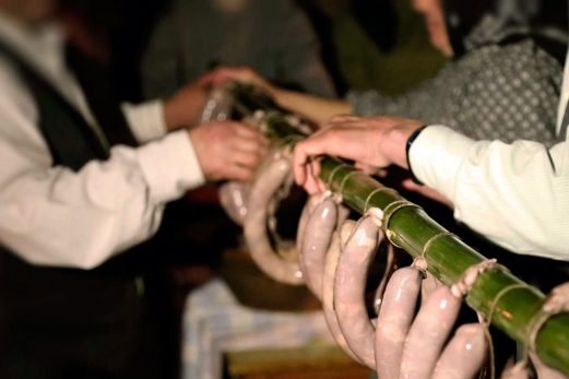 Produção de fumeiro tradicional, Casa do Lavrador - Baião