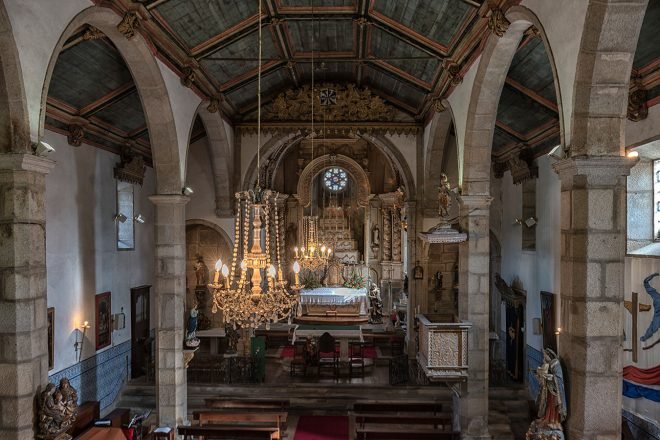 Igreja Matriz de Ancede, vista interior - Baião