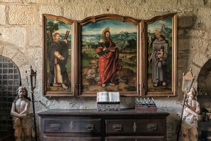 Trittico aperto, Igreja Matriz de Ancede - Baião