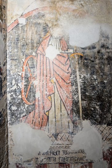 Fresken der Kirche von Valadares - Baião