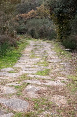 Calzada romana en Porto Manso - Baião